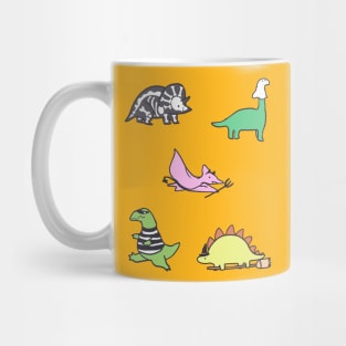 Dinosaurs in Costumes Mug